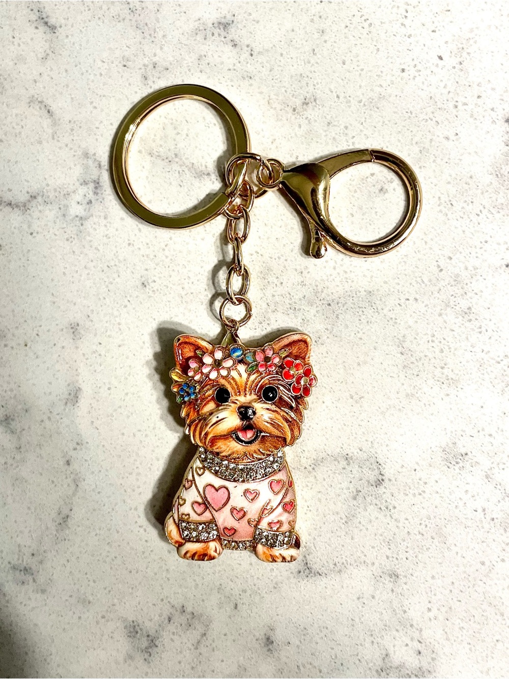 Yorkie Brooch/Bag Charm 💞